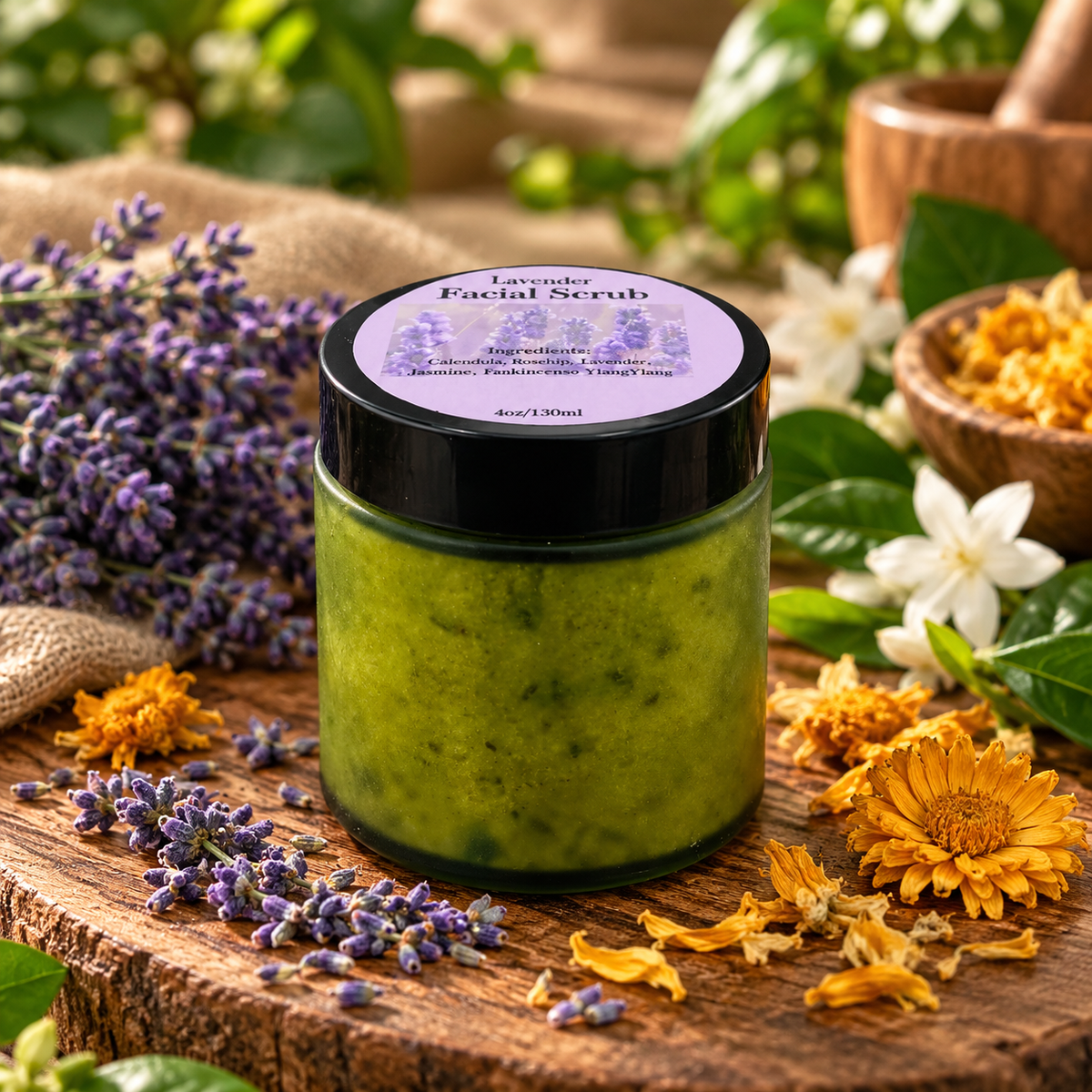 Lavender Facial Scrub