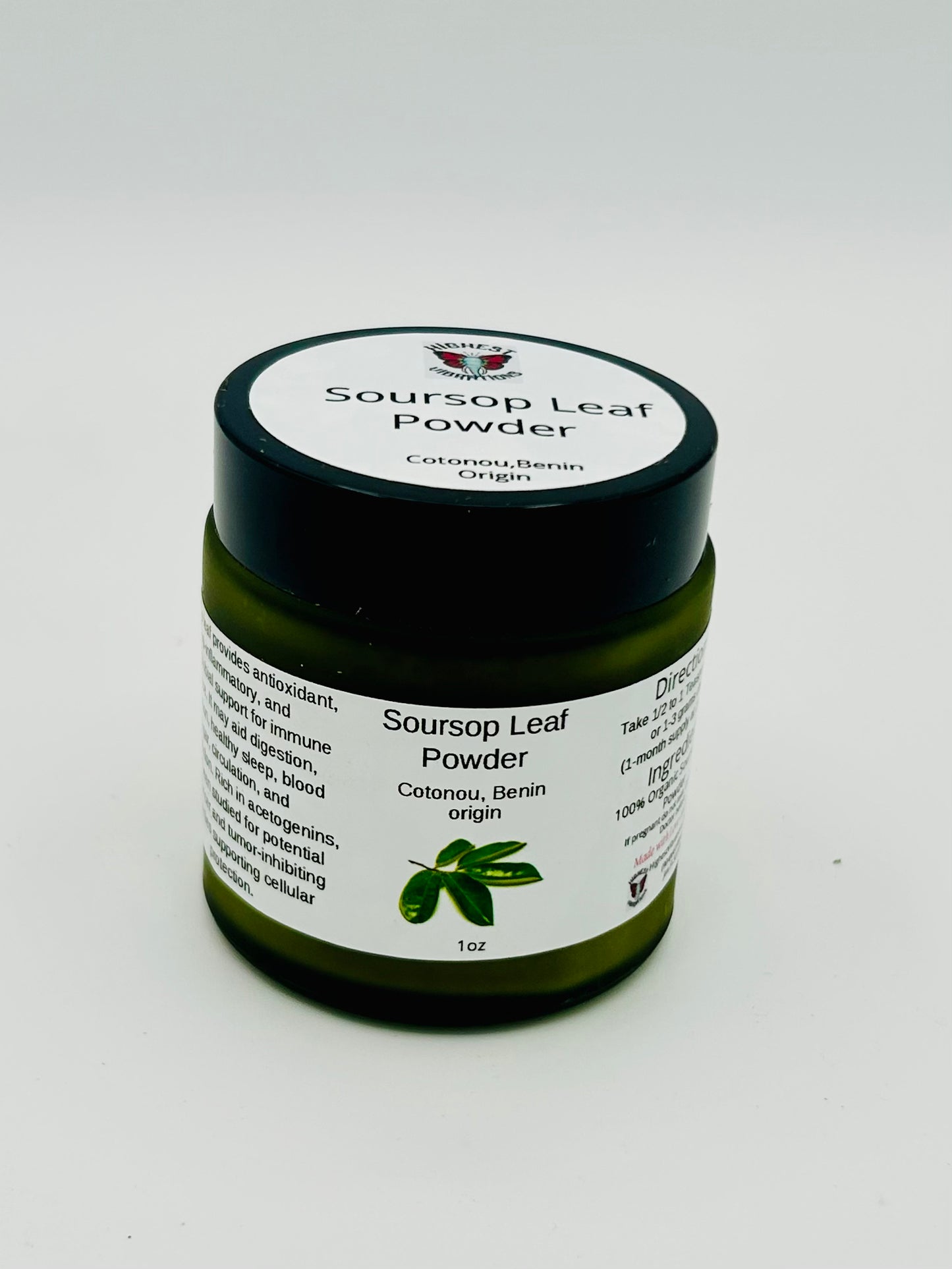 Benin, West Africa Soursop Leaf Powder