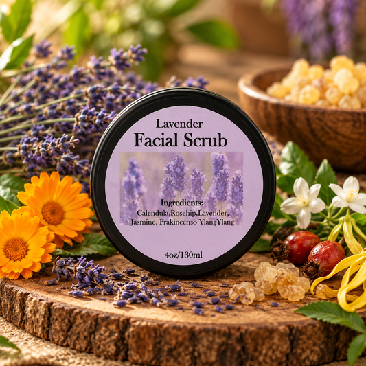 Lavender Facial Scrub