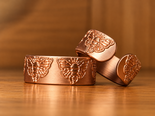 Highest Vibrations Exclusive Logo Ring – 99.9% Pure Copper Magnetic
