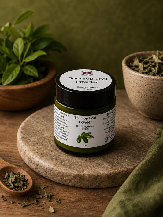 Benin, West Africa Soursop Leaf Powder