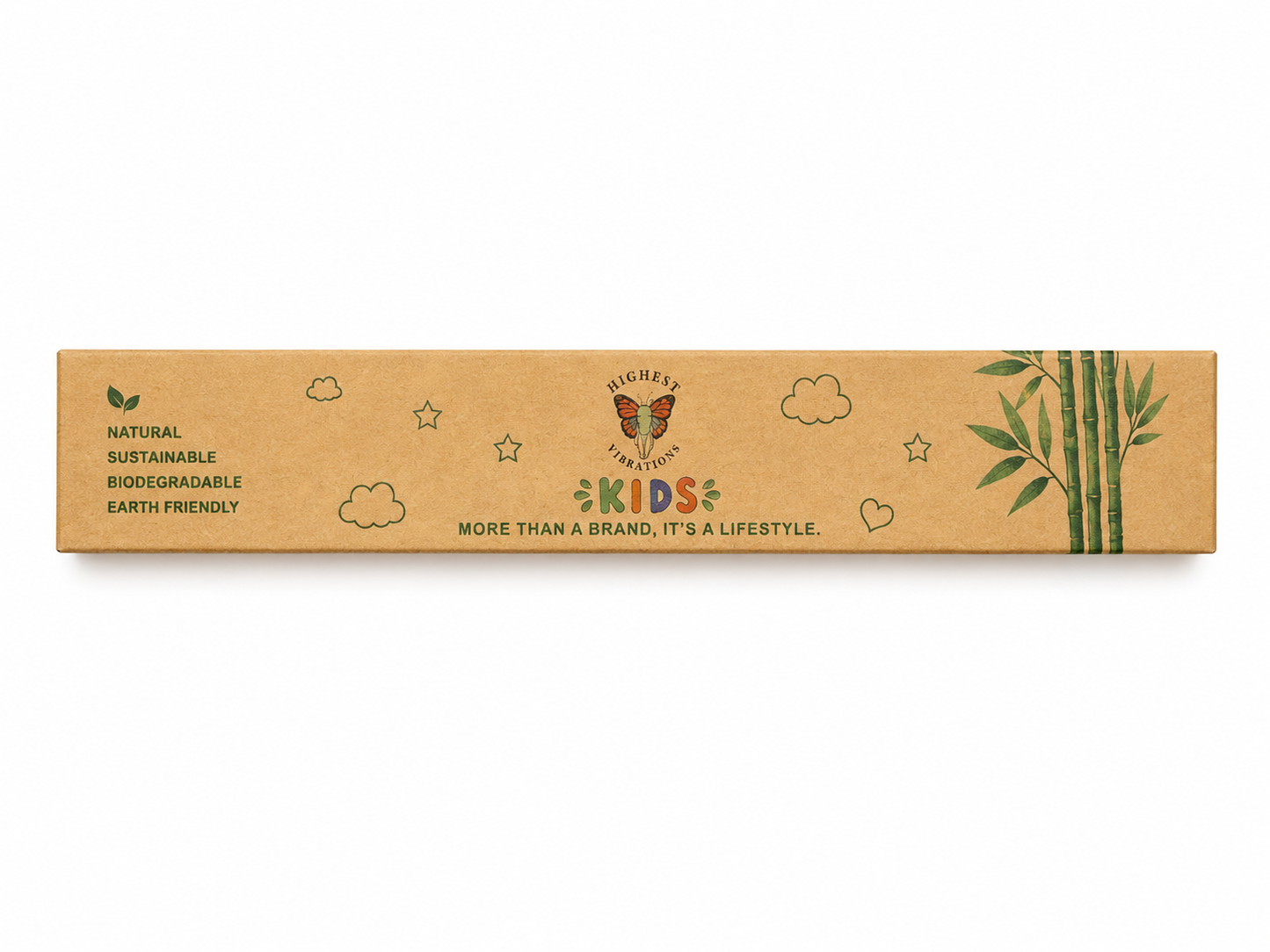 Highest Vibrations Exclusive Kids Bamboo Toothbrushes